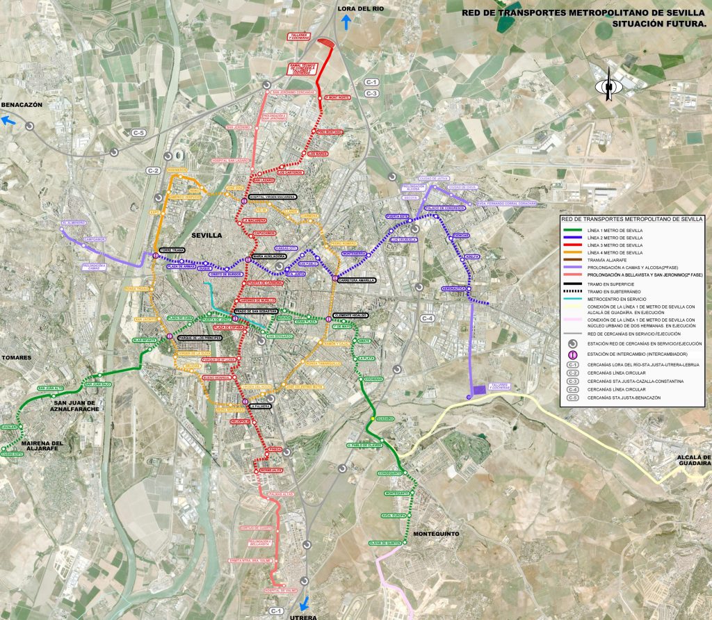 Proyecto De Línea 2 De Metro De Sevilla